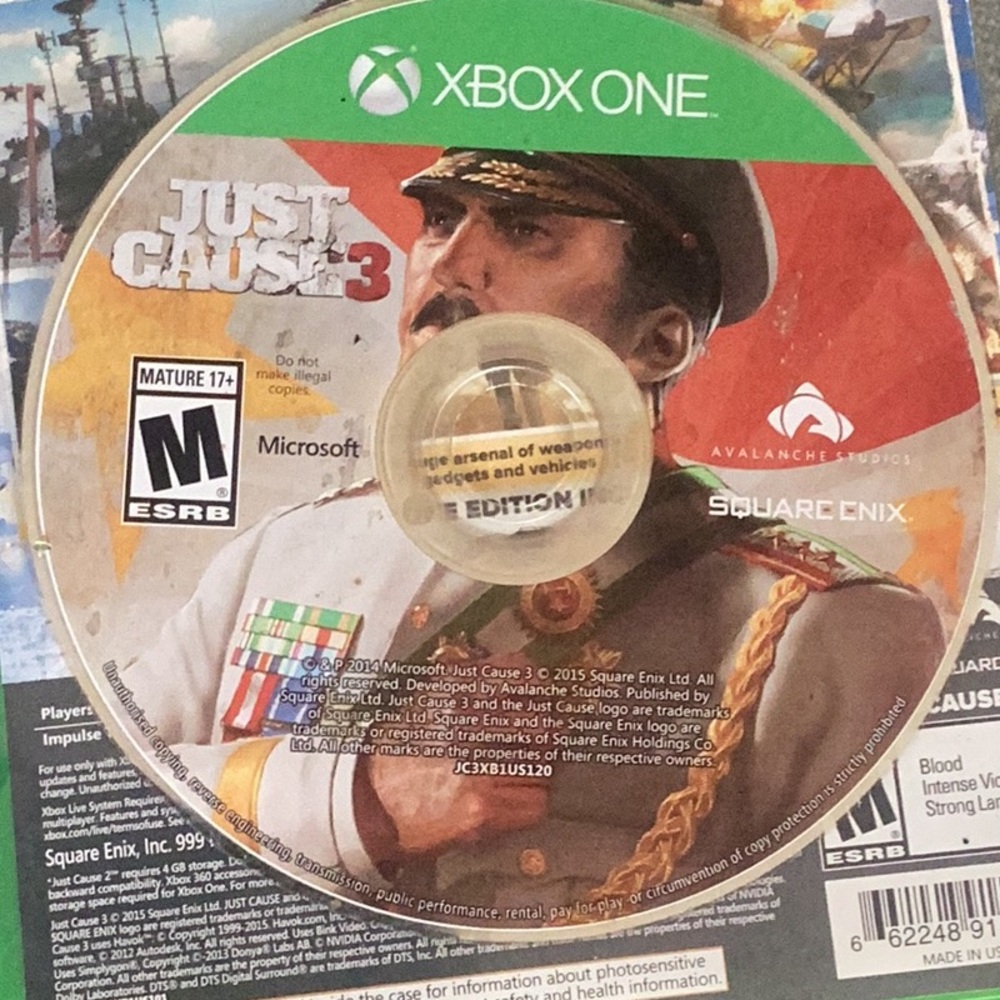 Just Cause 3 Day One Edition Xbox One - Blue & Green Cover - Picture 3 of 3